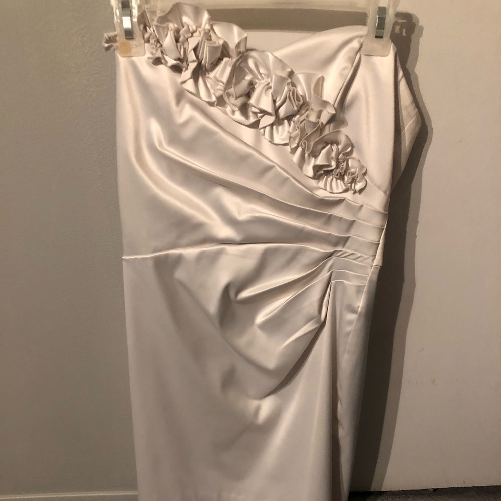 White House Black Market strapless dress